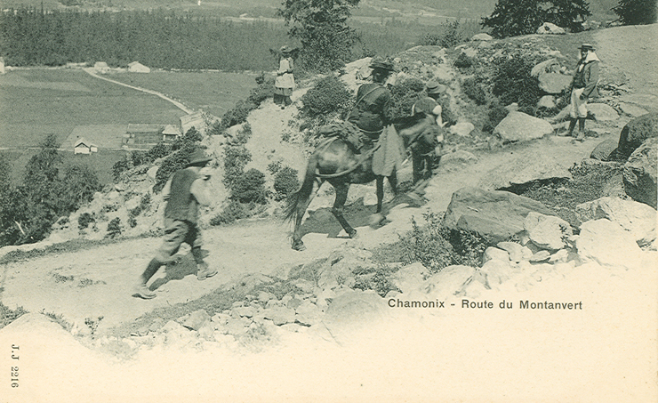 Chamonix, route du Montanvert