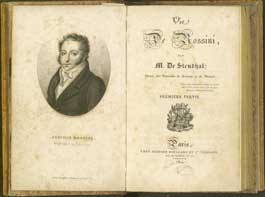 Stendhal. - Vie de Rossini. - Paris, chez A. Boulland, 1824 (V23045)