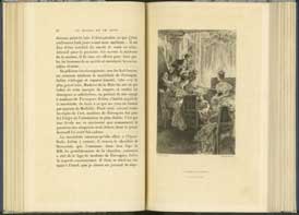 Une loge aux bouffes. - Composition de A. Robaudi, gravure de Pennequin, dans Stendhal, Le Rouge et le noir, Paris, A. et F. Ferroud, 1921, t. 3 (V32655_097)