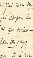 vignette : Lettre autographe signée de Jules Massenet