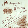 Verso d'une photo-carte vers 1898