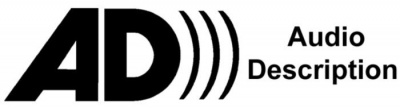 Logo de l'audiodescription.<br>