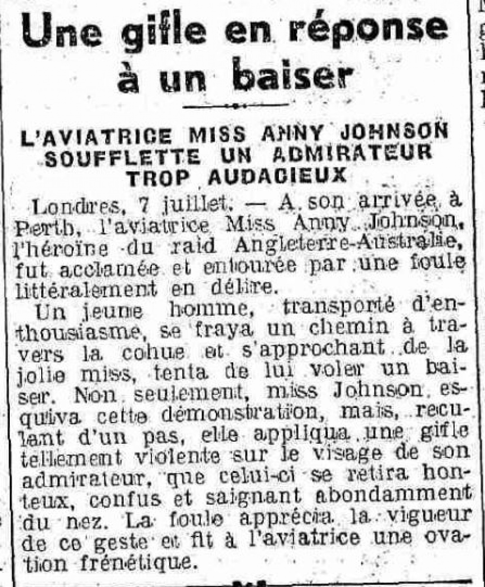 Le Petit Dauphinois, 8 juillet 1930.<br>