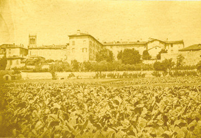 Roanne, ancien couvent des Ursulines vue du jardin