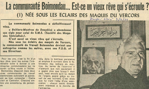 Fin de Boimondau, 9 articles de journaux