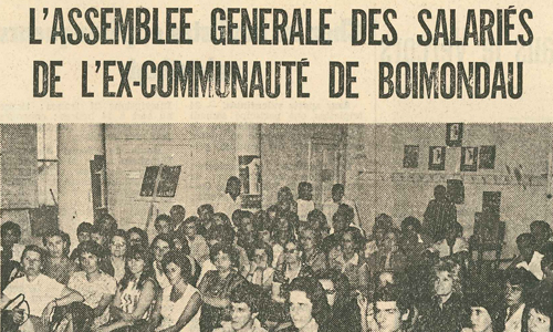 Fin de Boimondau, 9 articles de journaux