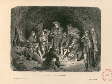 Les compagnons de Jehu d'Alexandre Dumas, illustré par Gustave Doré • Les compagnons de Jehu /Alexandre Dumas. - Paris: Dufour, Mulat et Boulangers éditeurs, 1859. • Imprimé • Bibliothèque de Bourg-en-Bresse

