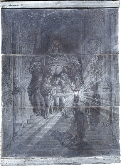 Trois bois gravés de Gustave Doré