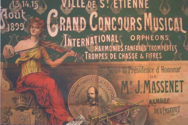Affiche du concours musical de 1899