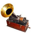 vignette : Le phonographe d’Edison utilise des rouleaux