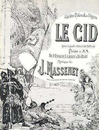 Affiche du « Cid » (1885)