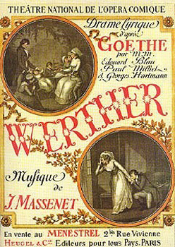 Affiche de « Werther » (1893)