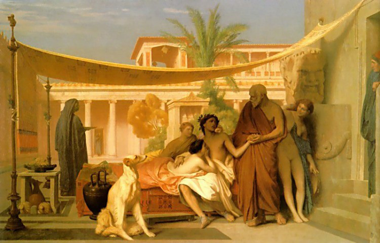 « Socrate allant chercher Alcibiade dans la maison d'Aspasie »