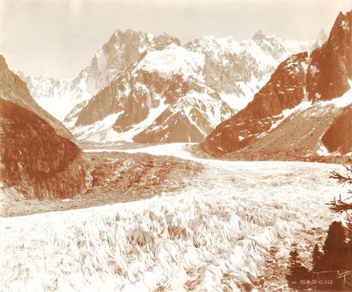 La Mer de Glace vue du Montanvert