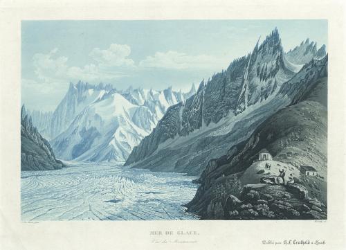 La Mer de Glace vue du Montanvert