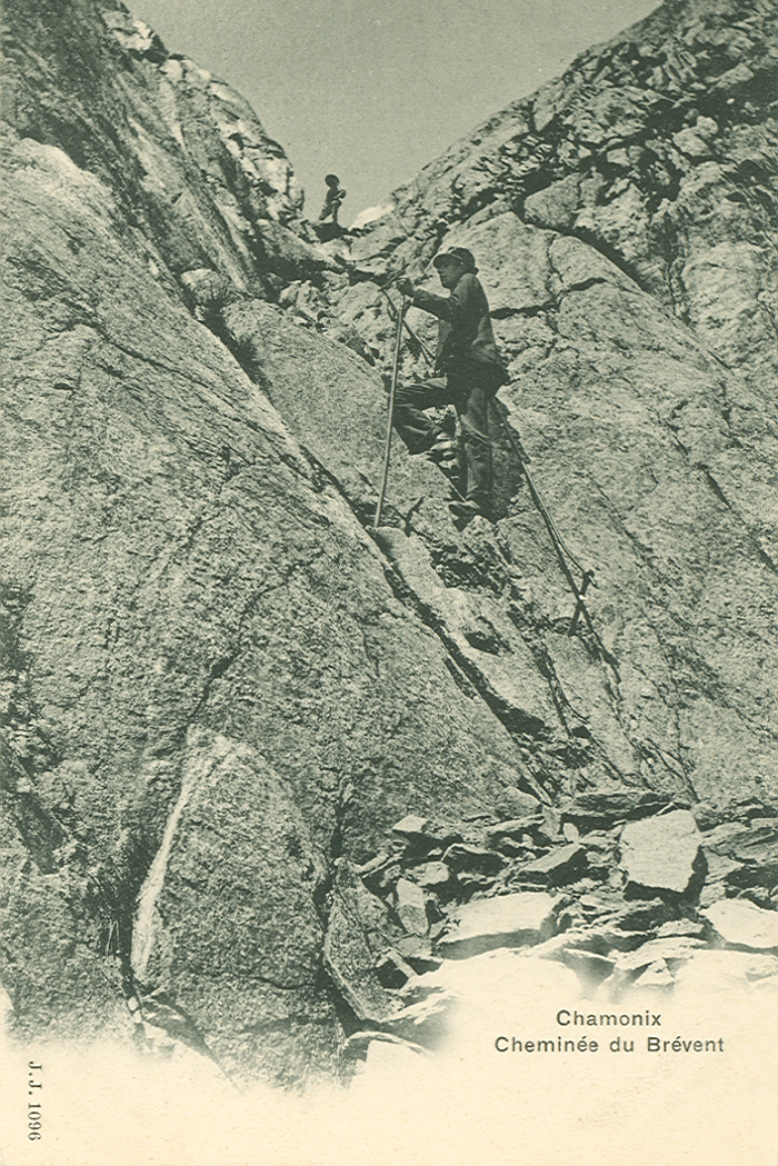 Cheminée du Brévent à Chamonix