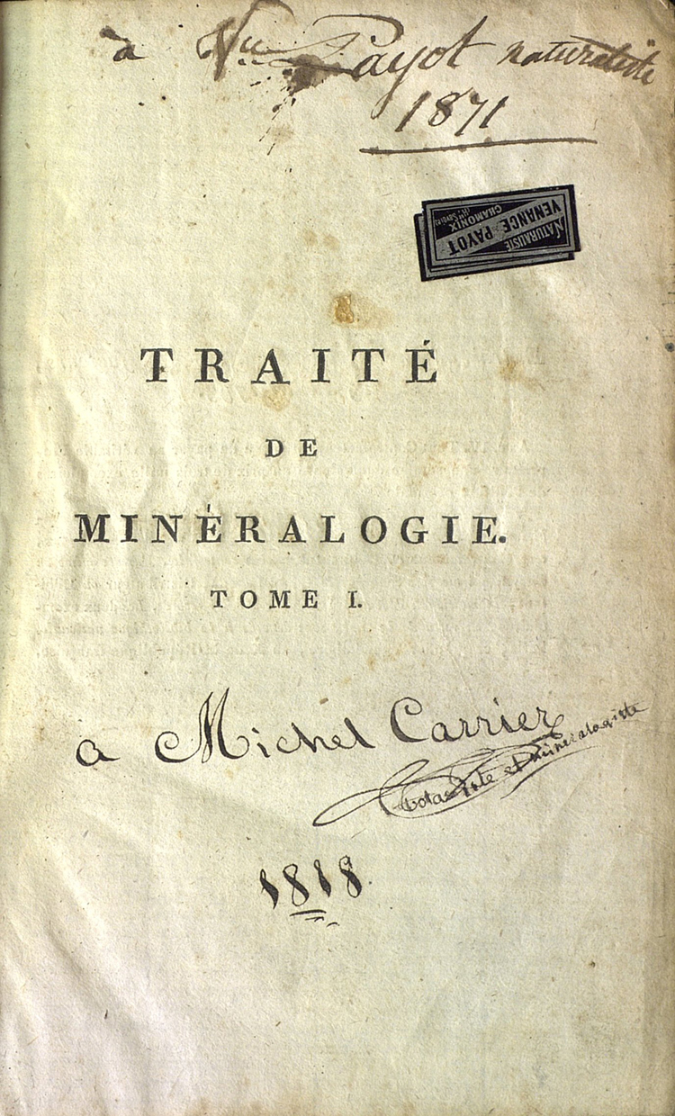 Ex-libris manuscrit de Venance Payot