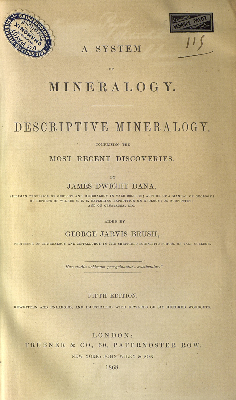 A system of mineralogy
