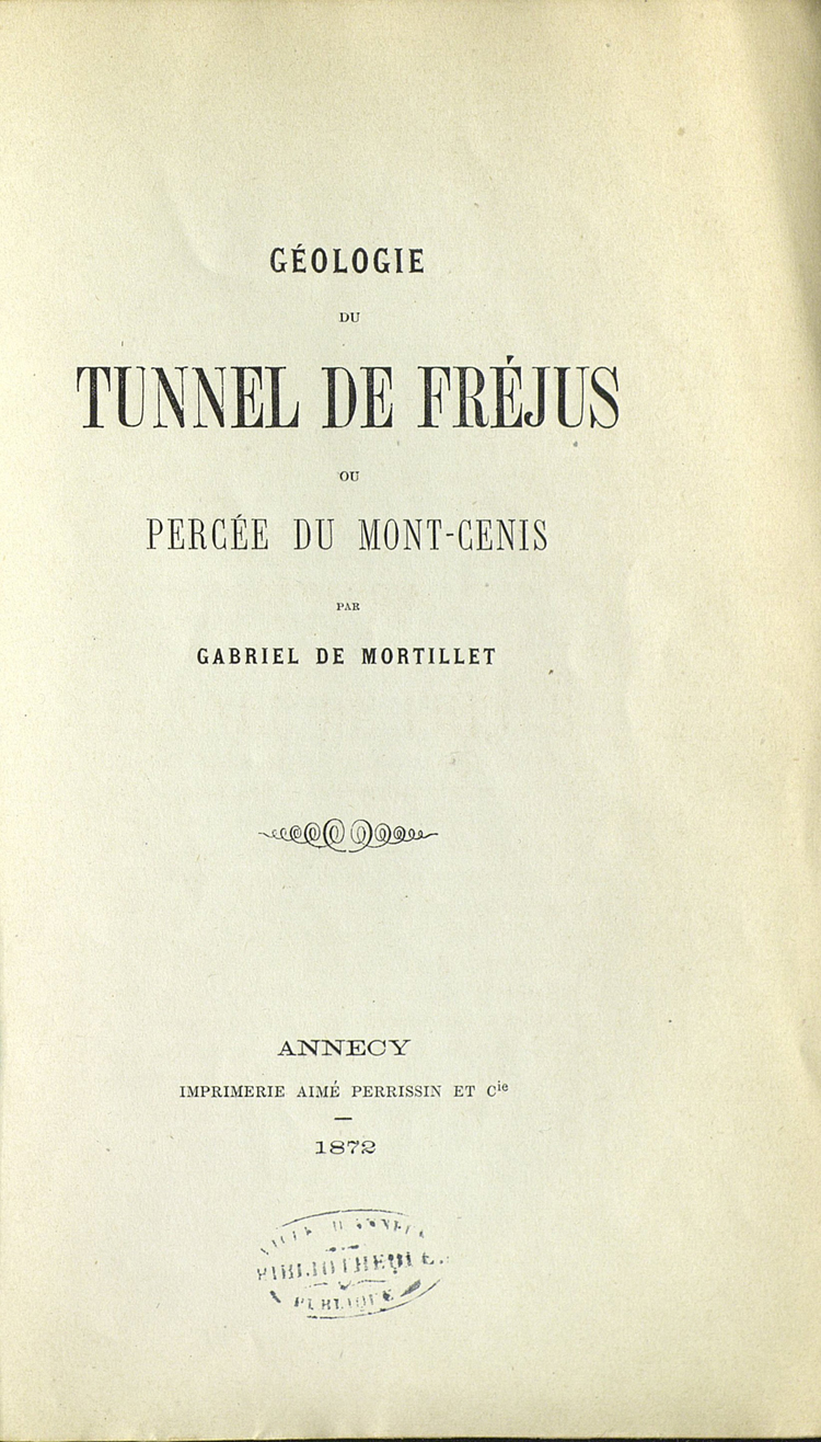 Géologie du tunnel de Frejus