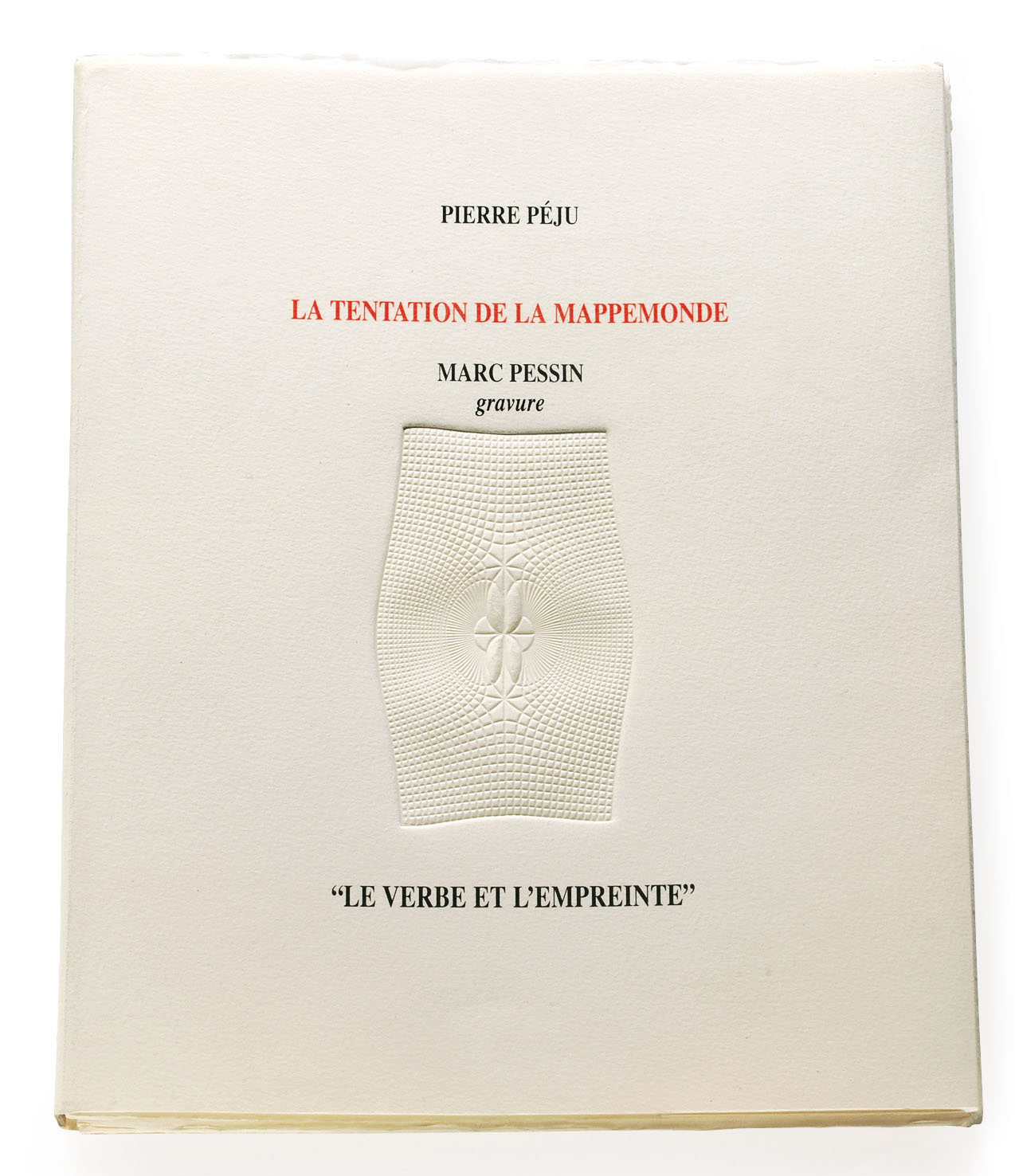 Couverture de "La Tentation de la mappemonde" de Pierre Péju