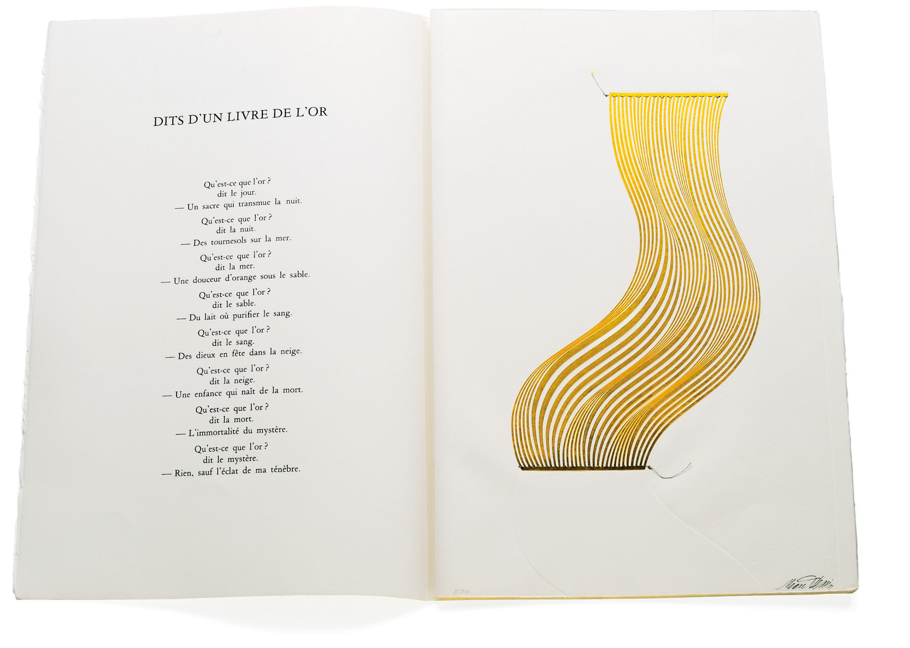 "Dits d'un livre de l'or" de Jean-Claude Renard 
