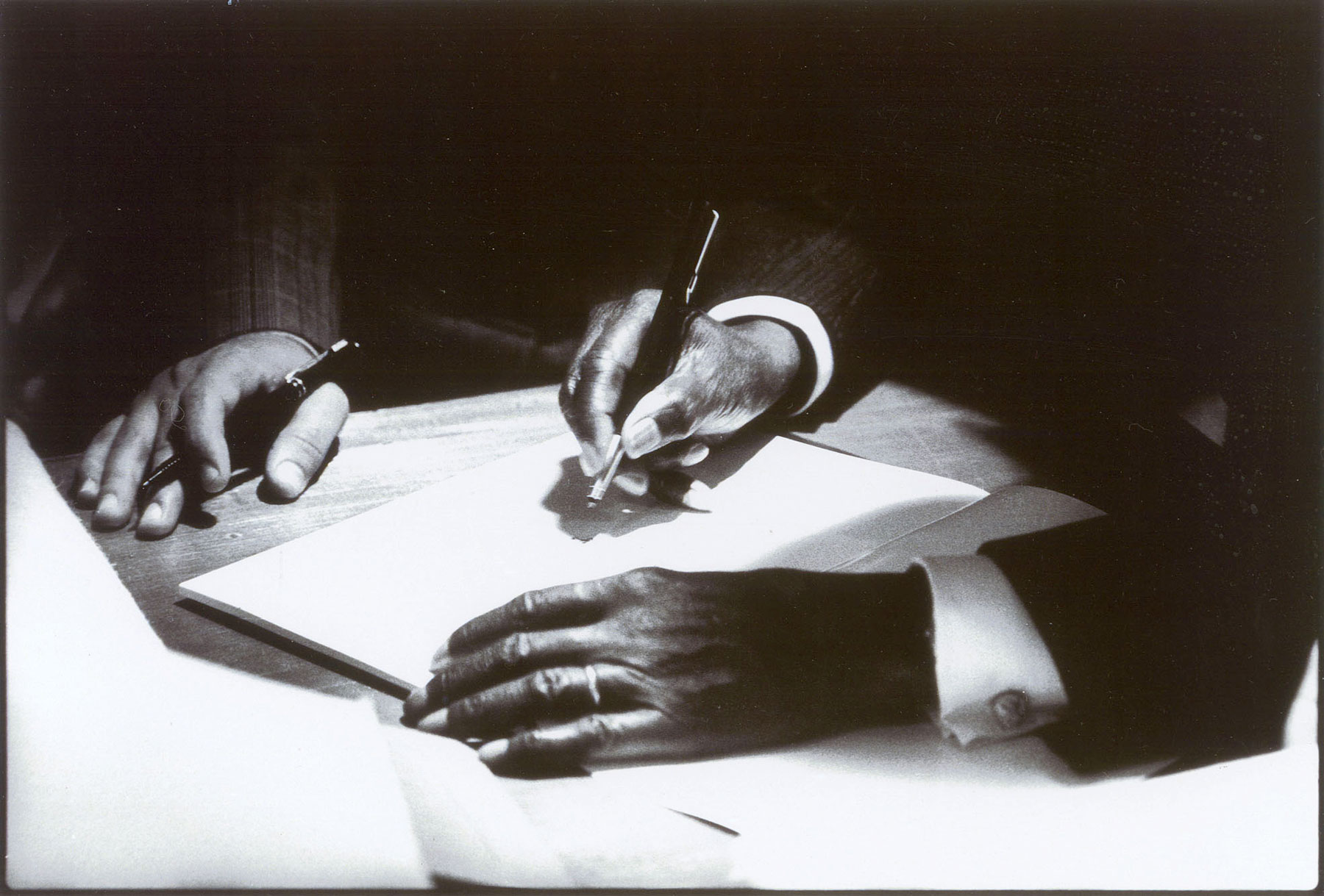 Léopold Sédar Senghor à la Bibliothèque de Grenoble