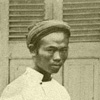 Le docteur Dethève en pousse-pousse, à Haïphong, en 1897