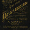 Verso d'une photo-carte issue de l'atelier avignonais de Dessendier