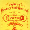 Verso d'une photo-carte issue de l'atelier parisien de Dessendier