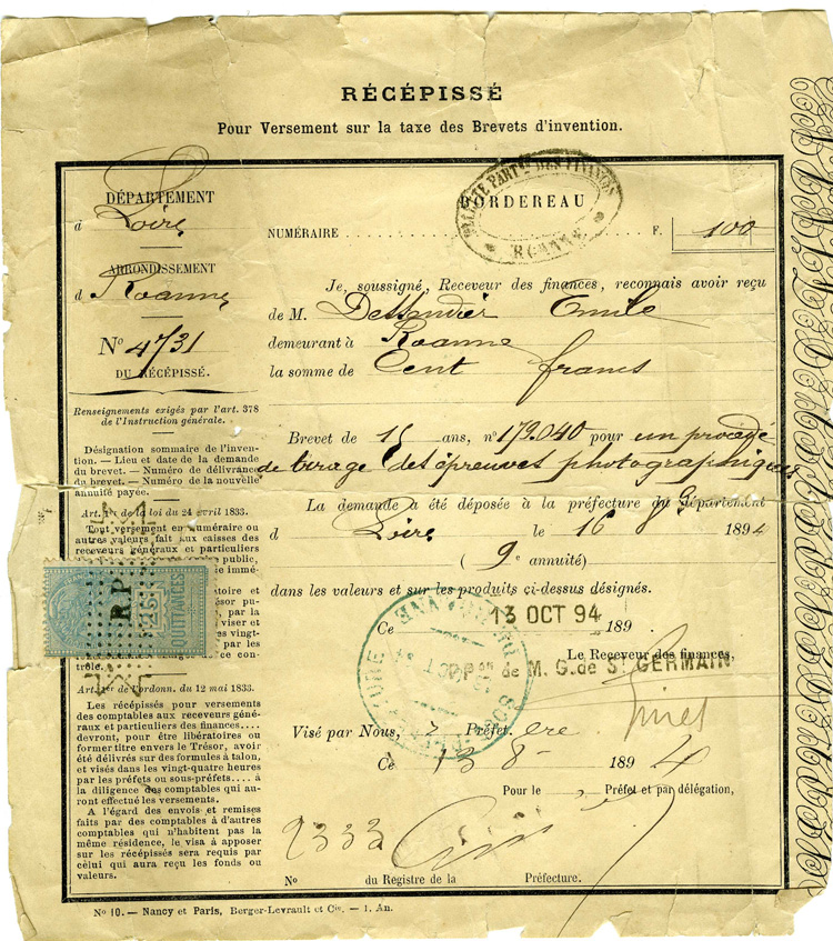 Brevet de 1894