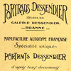 Verso d'une photo-carte vers 1920