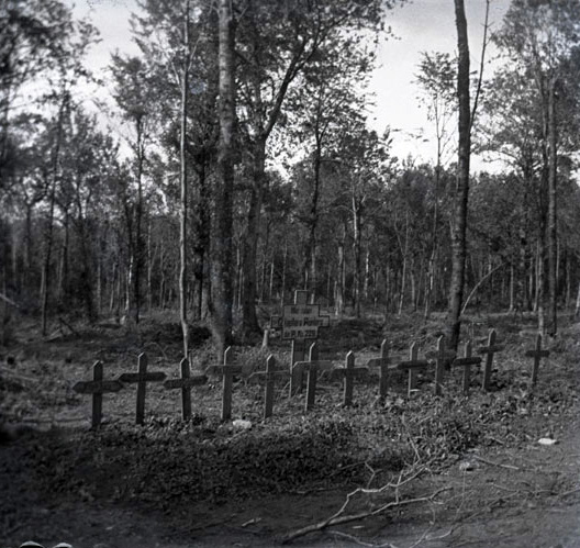 Cimetière dans la forêt de La Chapelotte