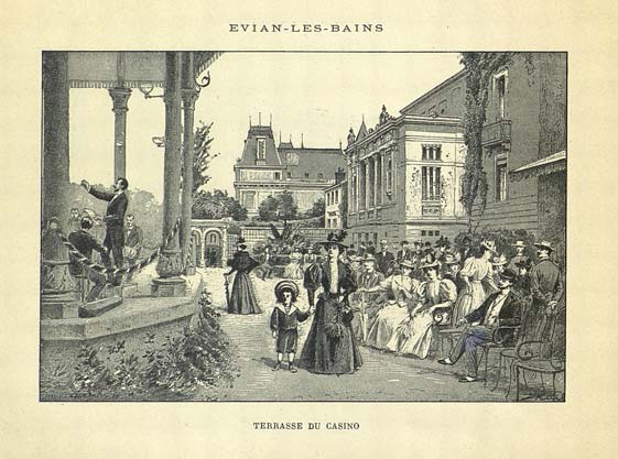 Evian-les-Bains, le kiosque à musique   