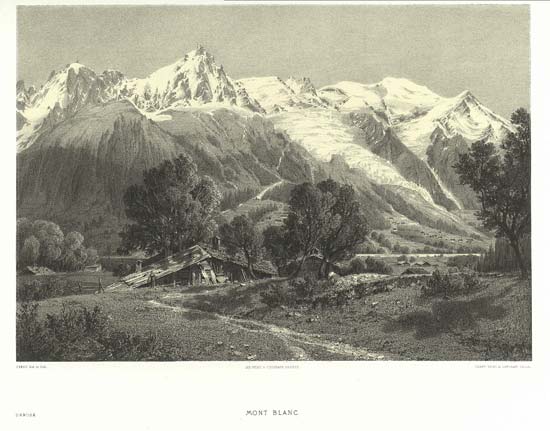 Vue du Mont Blanc 