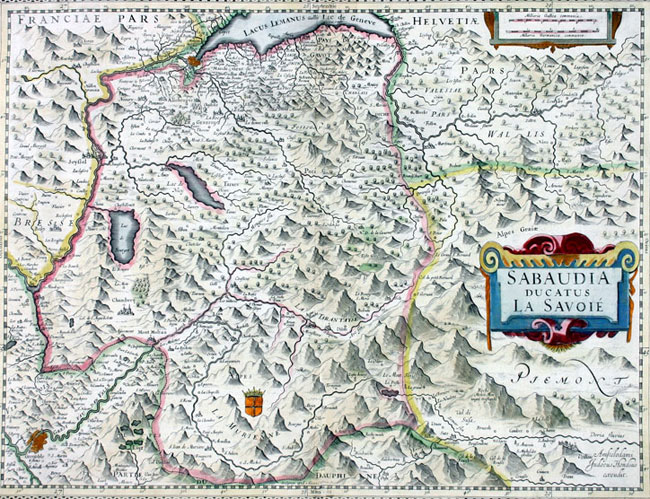 L’évolution des frontières de la Savoie, du Moyen-Âge à 1860