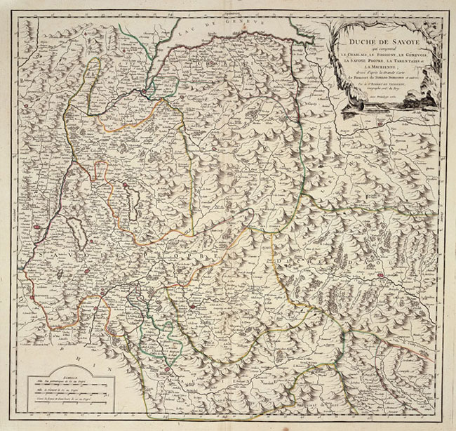 L’évolution des frontières de la Savoie, du Moyen-Âge à 1860