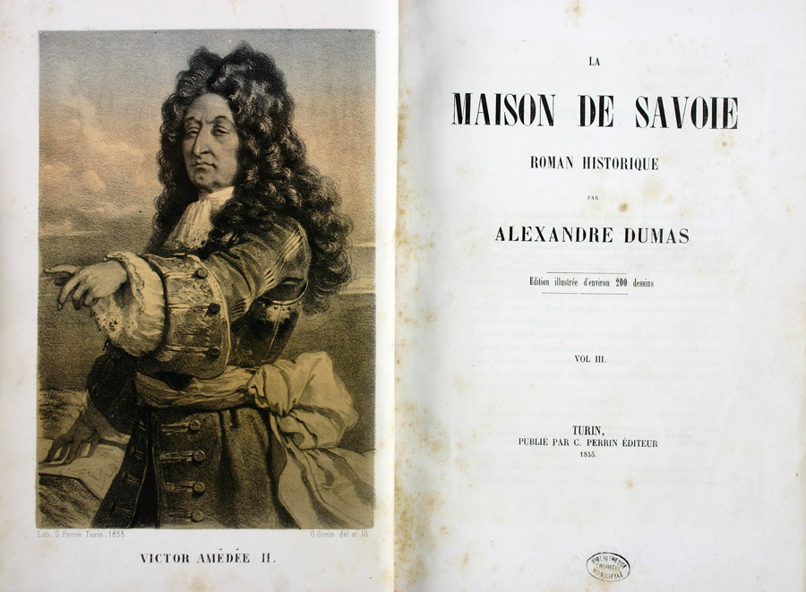 La Maison de Savoie : roman historique, 1852-1856