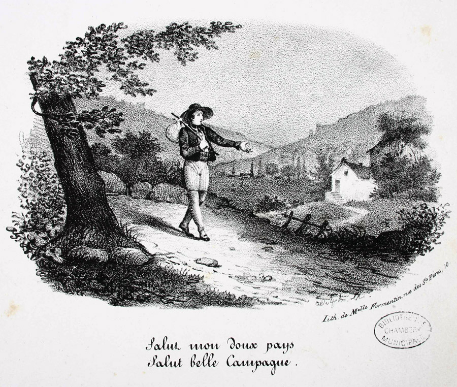 Le retour du petit savoyard, XIXe siècle