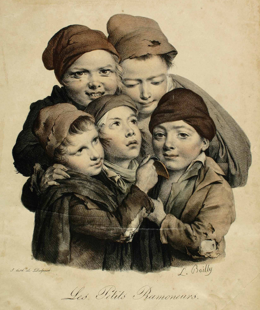 Les petits ramoneurs, XIXe siècle