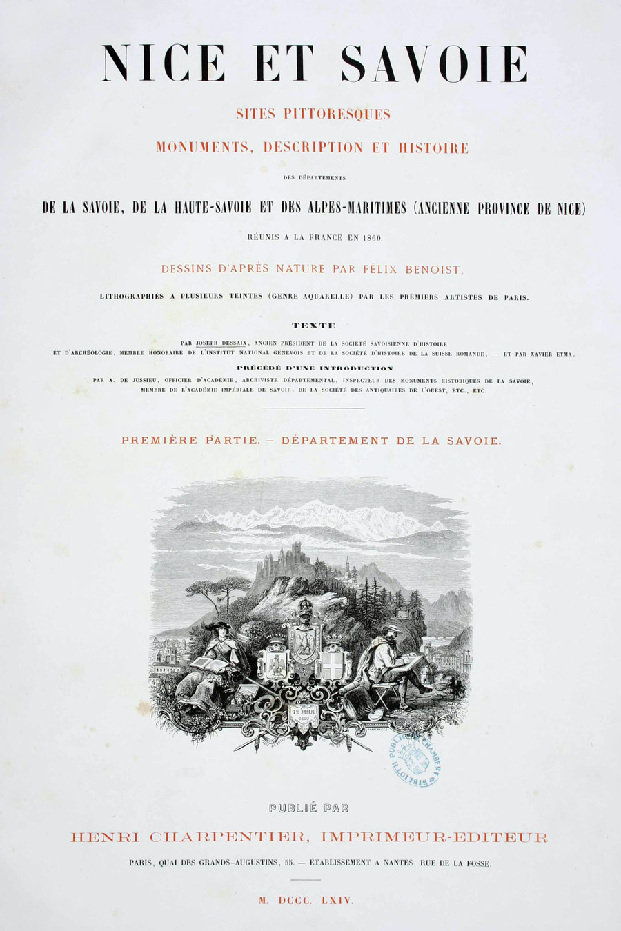 Nice et Savoie, 1864