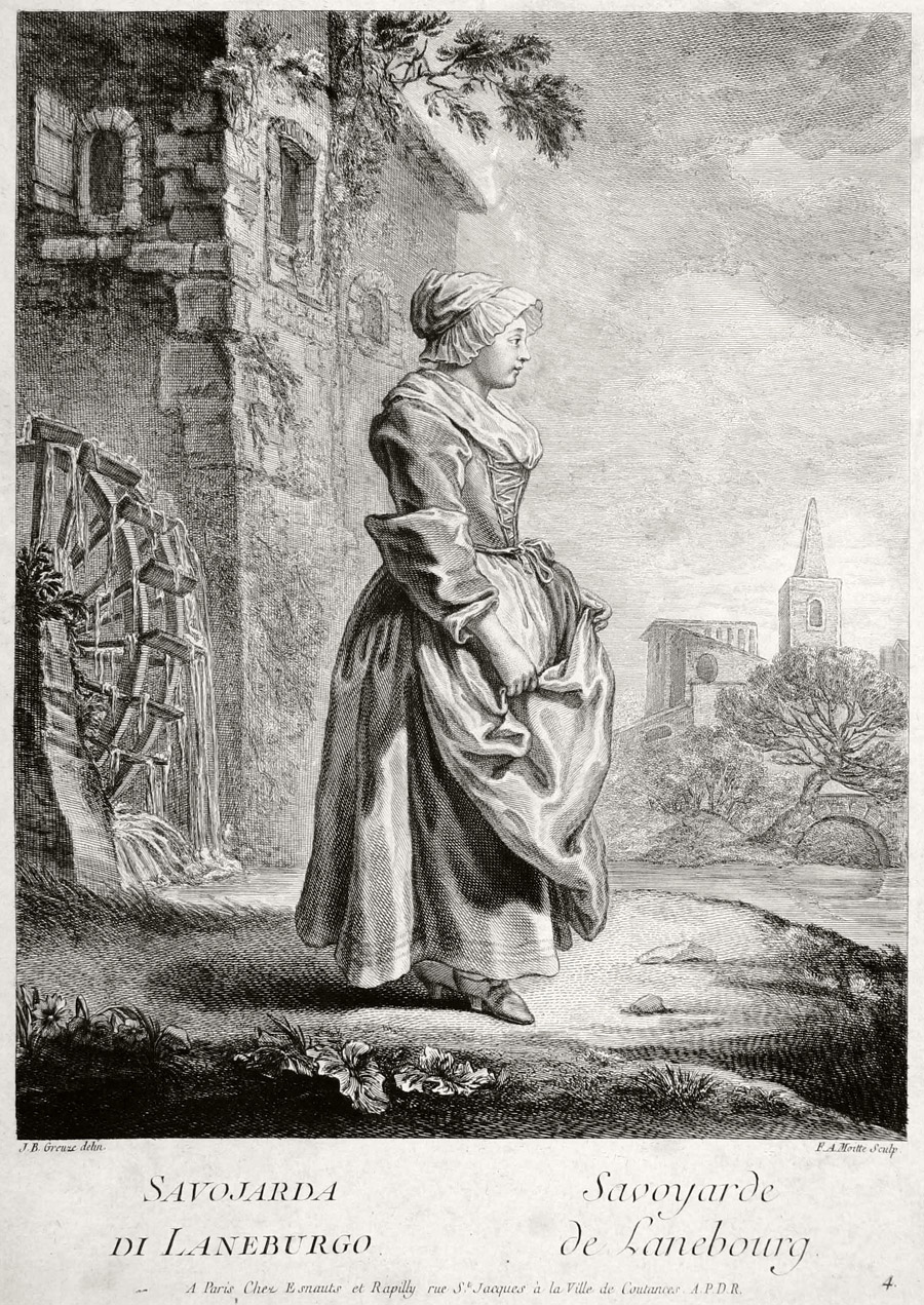 Savoyarde de Lanebourg, XVIIIe siècle