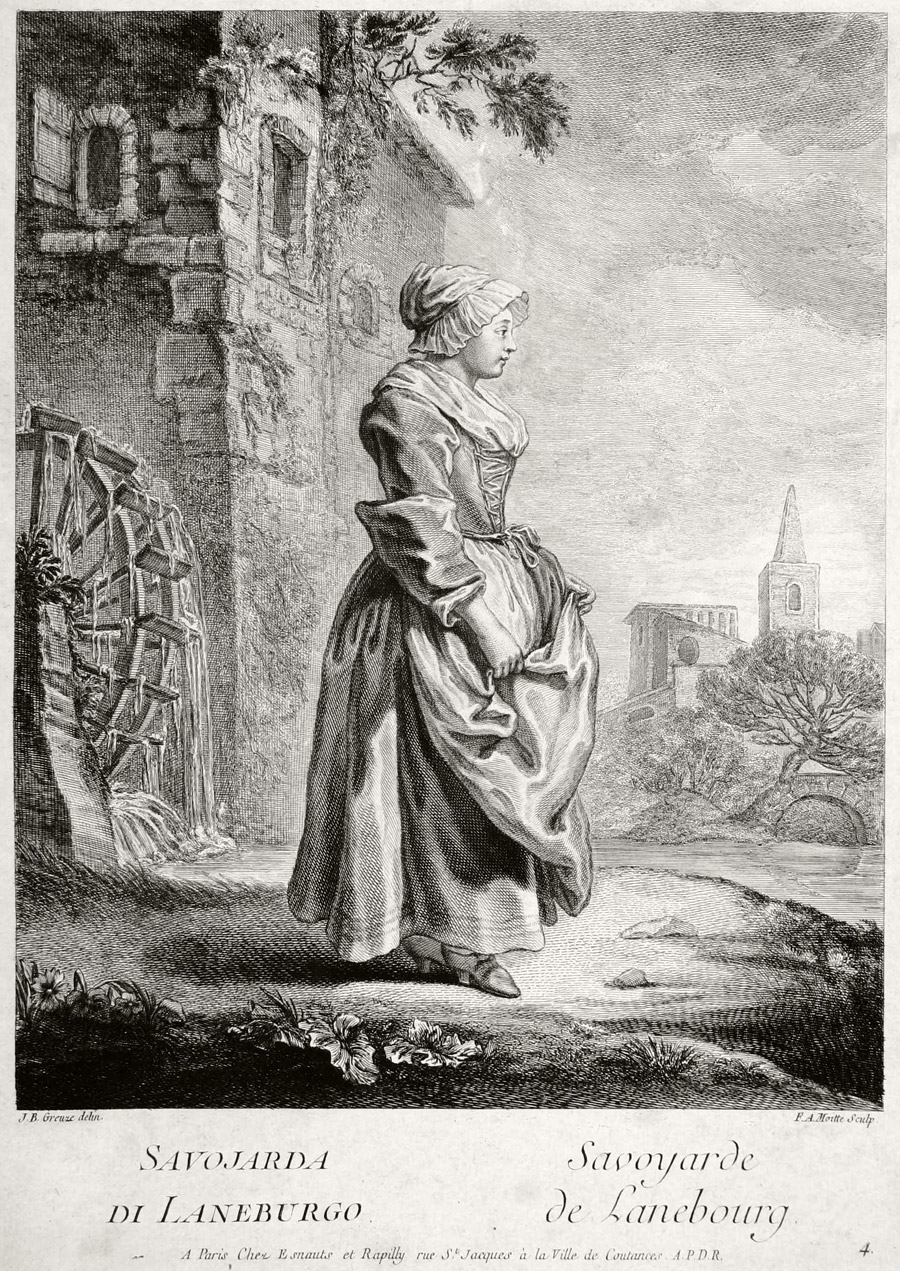 Savoyarde de Lanebourg, XVIIIe siècle