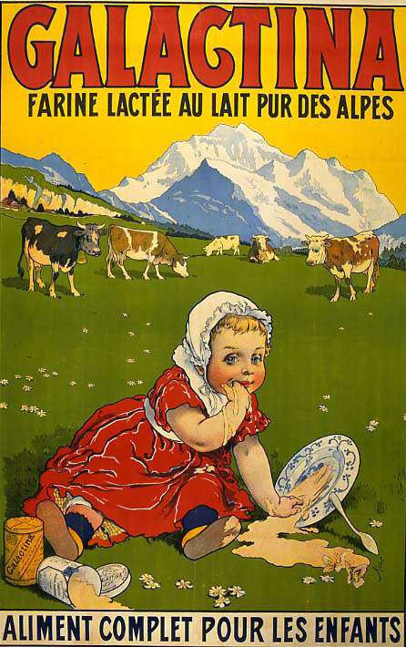 Galactina, farine lactée au lait pur des Alpes, 1902