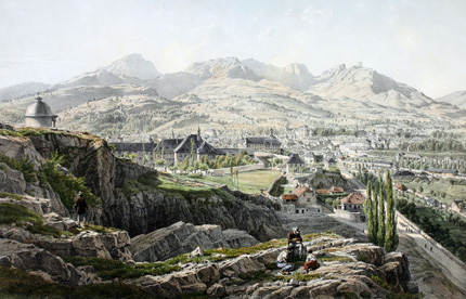 La Savoie à vol d'oiseau, XIXe siècle