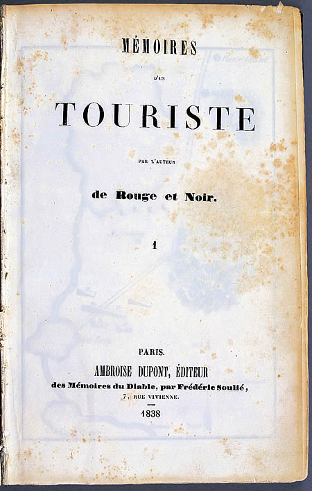 Mémoires d'un touriste