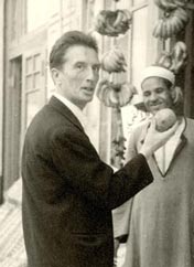 Au Caire, après son emprisonnement, 1952.