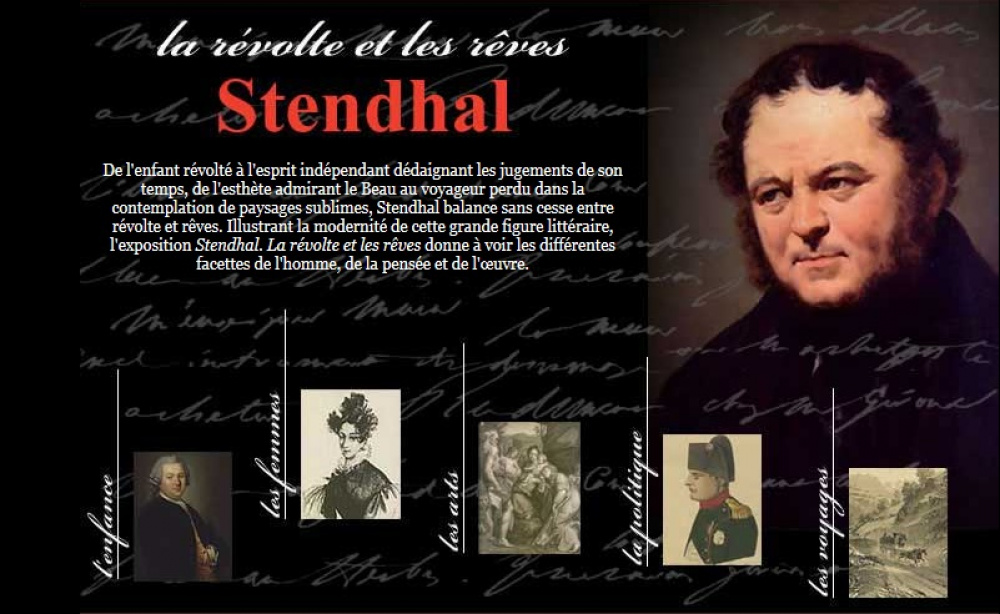 visuel de l'exposition virtuelle Stendhal<br>