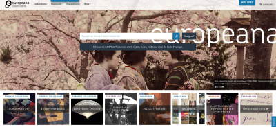 Visuel site Europeana<br>