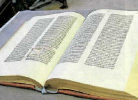 Une édition rare de la Bible de Gutenberg