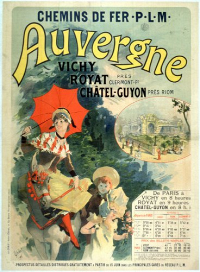 Auvergne par Chéret, Jules, 1836-1932. <br>copyright : Bibliothèque municipale de Lyon.